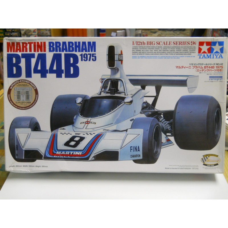Tamiya art.12042 Brabham Martini BT44B 1975 versione rieditata del