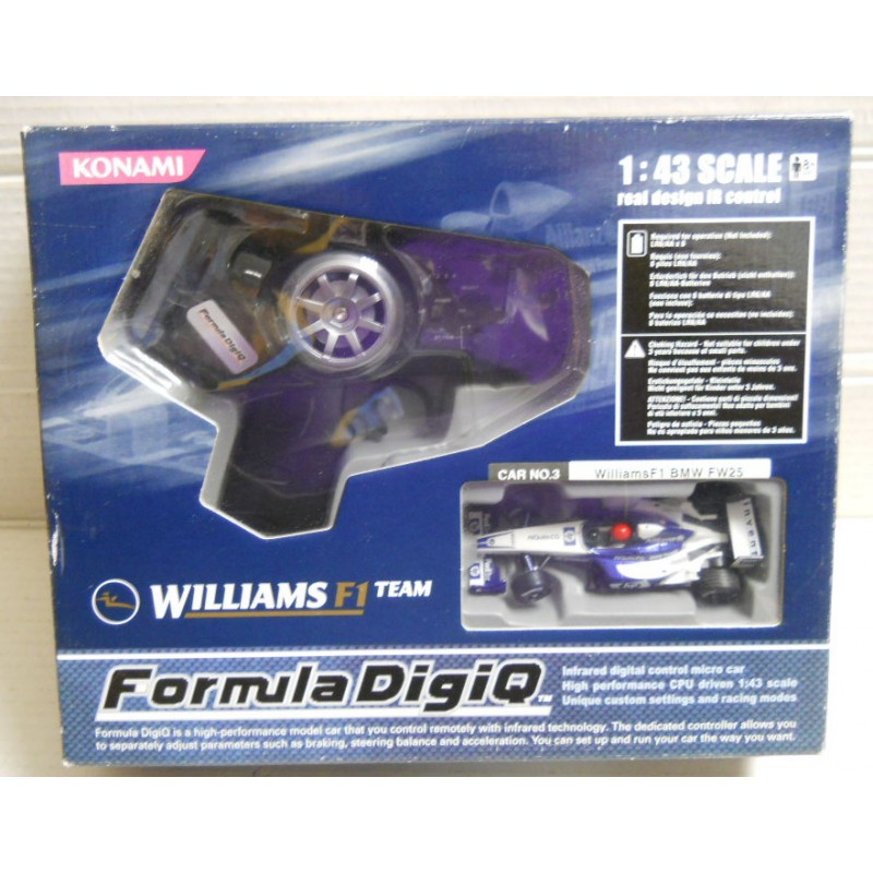 Konami Art. DF702E Williams F1 BMW FW25 Formula DigiQ Scala 1:43